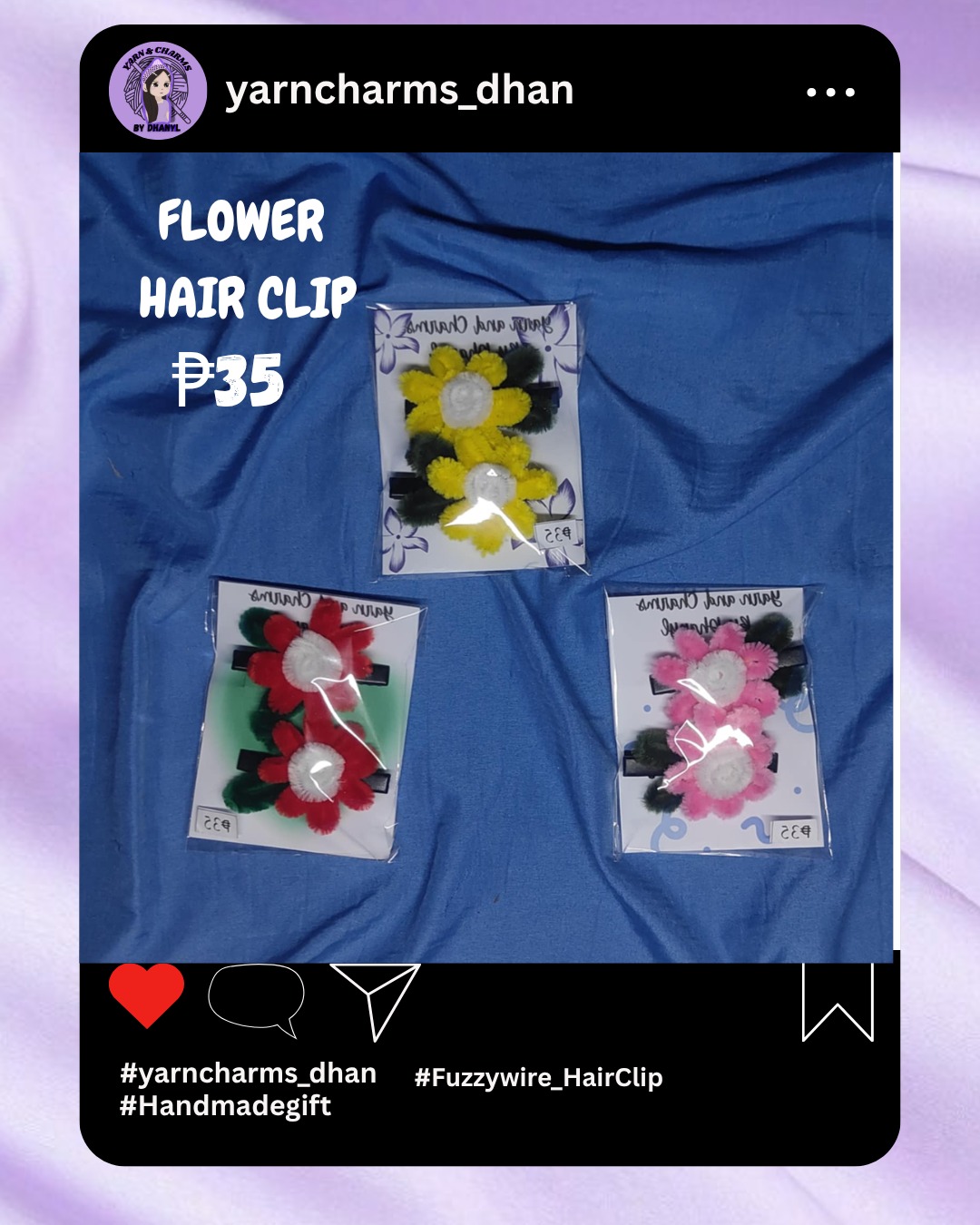 Flower Hair Clip