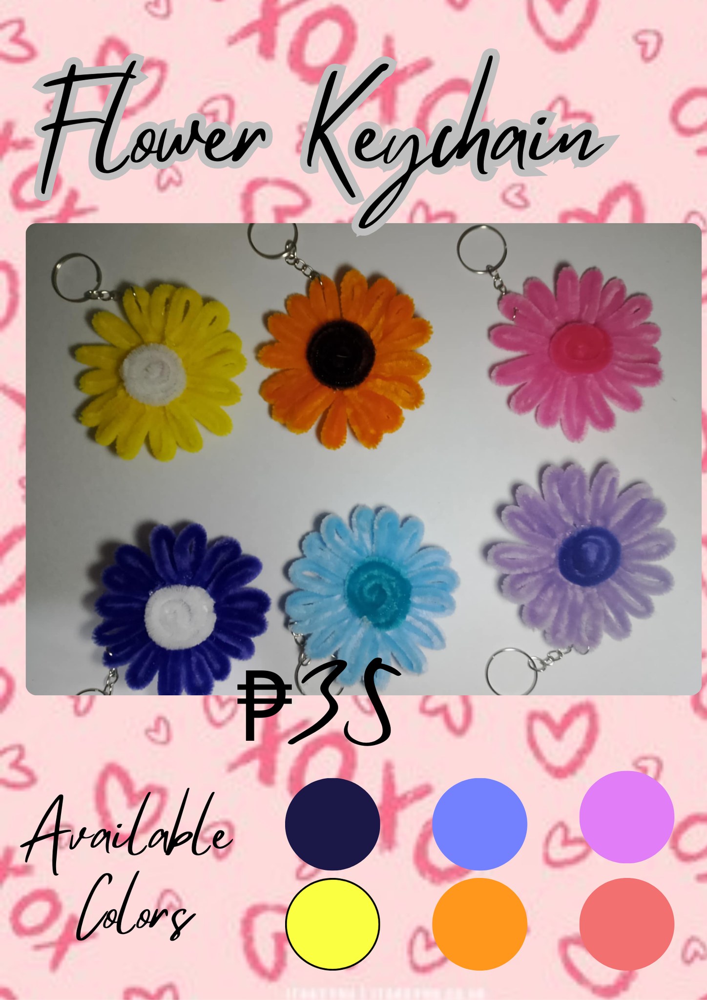 Fuzzy Wire Keychains