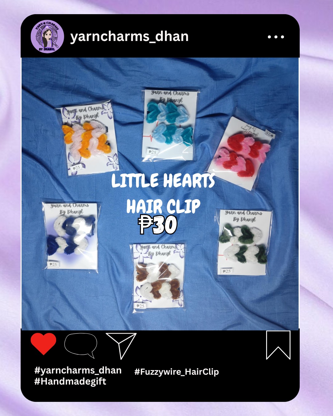Little Hearts Hair Clip