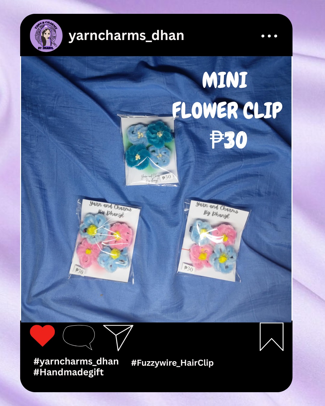 Mini Flower Clip