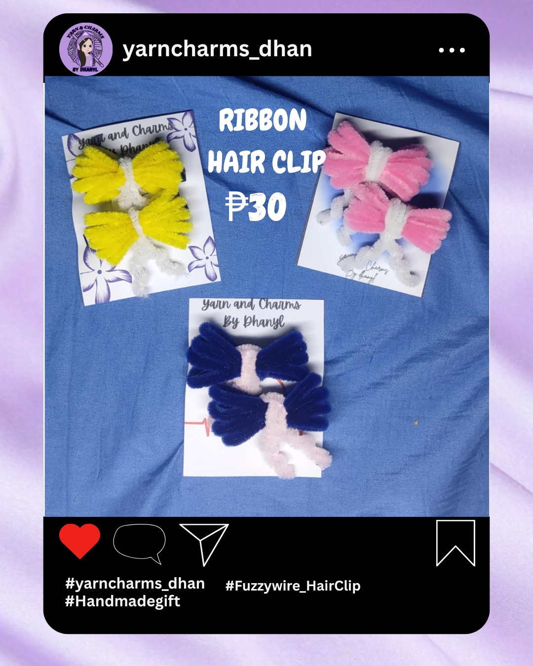 Ribbon Hair Clip